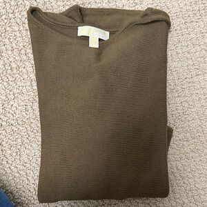 Michael Kors Men's Olive Crewneck Sweater